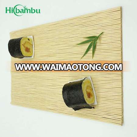 High quality Green skin Bamboo Sushi Rolling Mat for food