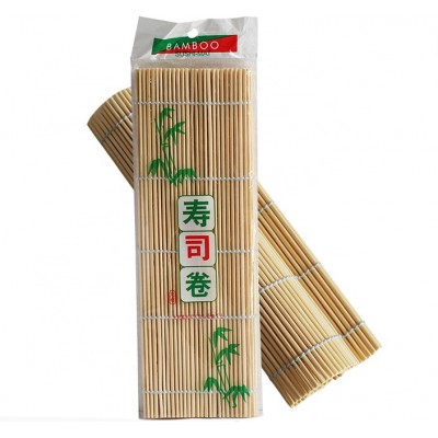 Customize Size Square Natural Bamboo Sushi Making Roll Roller Mat